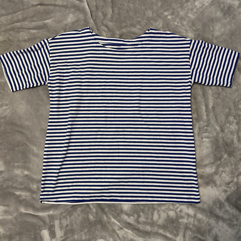 J. Jill Classic Short Sleeve Tee in Soft Blue